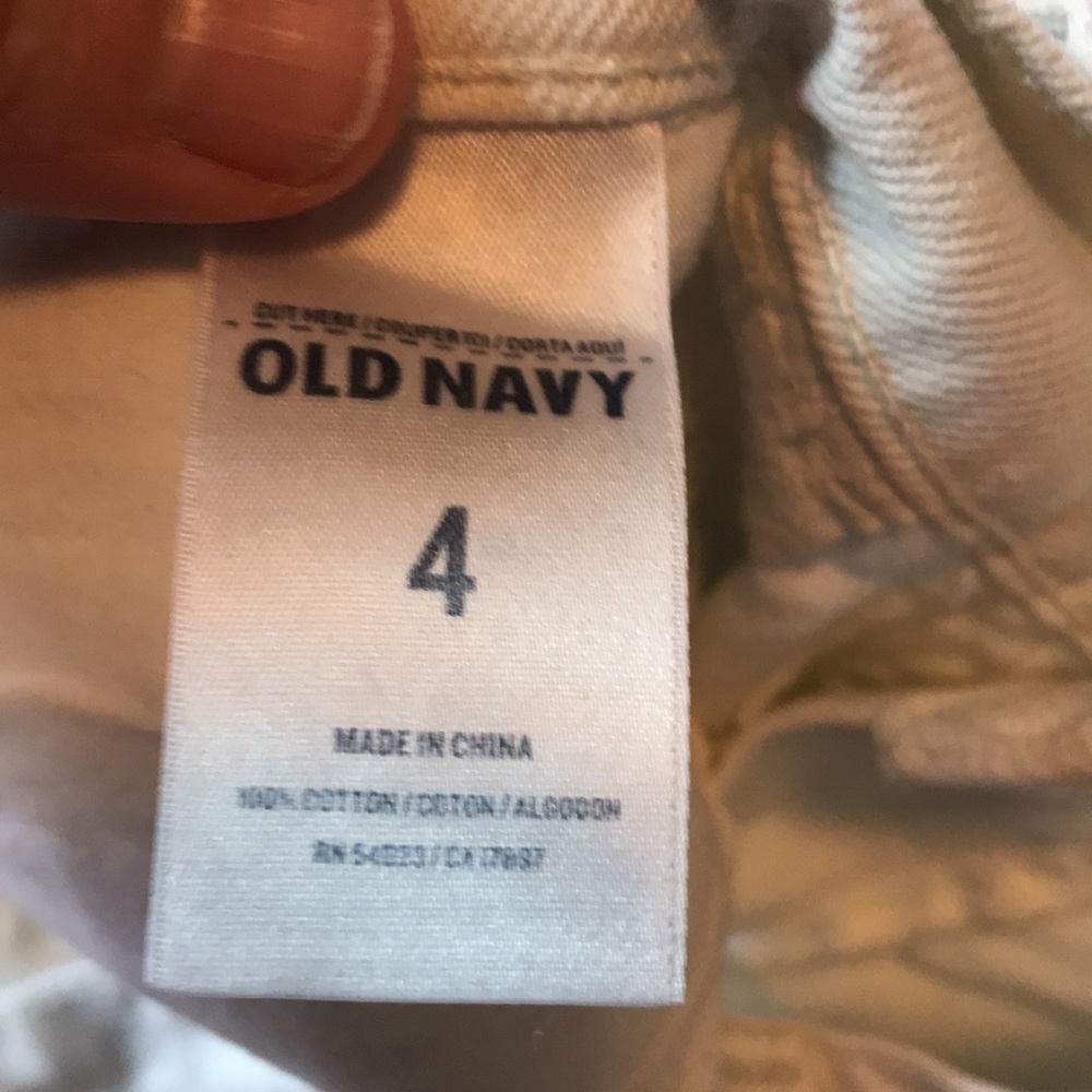 Old Navy the diva palm tree print cut off style shorts size 4 - Picture 5 of 9
